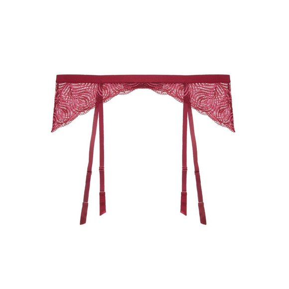 Cosabella Eloquii Sugar Bralette Hotpant & Garter Wine Womens Plus Size 3X NWOT - Picture 11 of 16